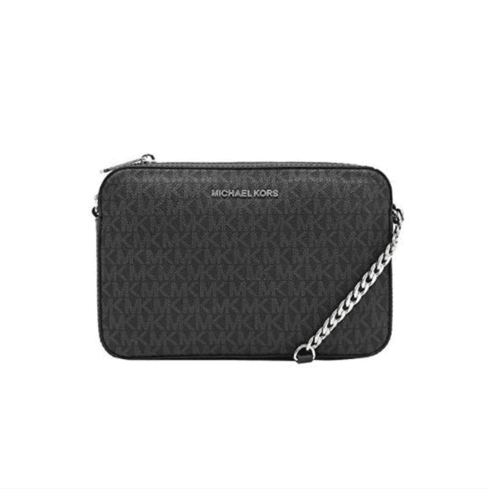 NWT Michael Kors Jet Set Large East West Crossbody Black